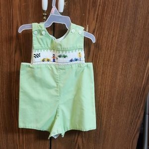 9 month Boys smock outfit